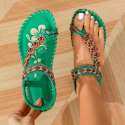 Paige Hancock | Boho Beaded Sandals For Women