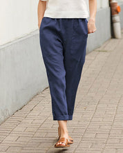 Élodie Sinclair | Casual Tapered Comfort Trousers For Women