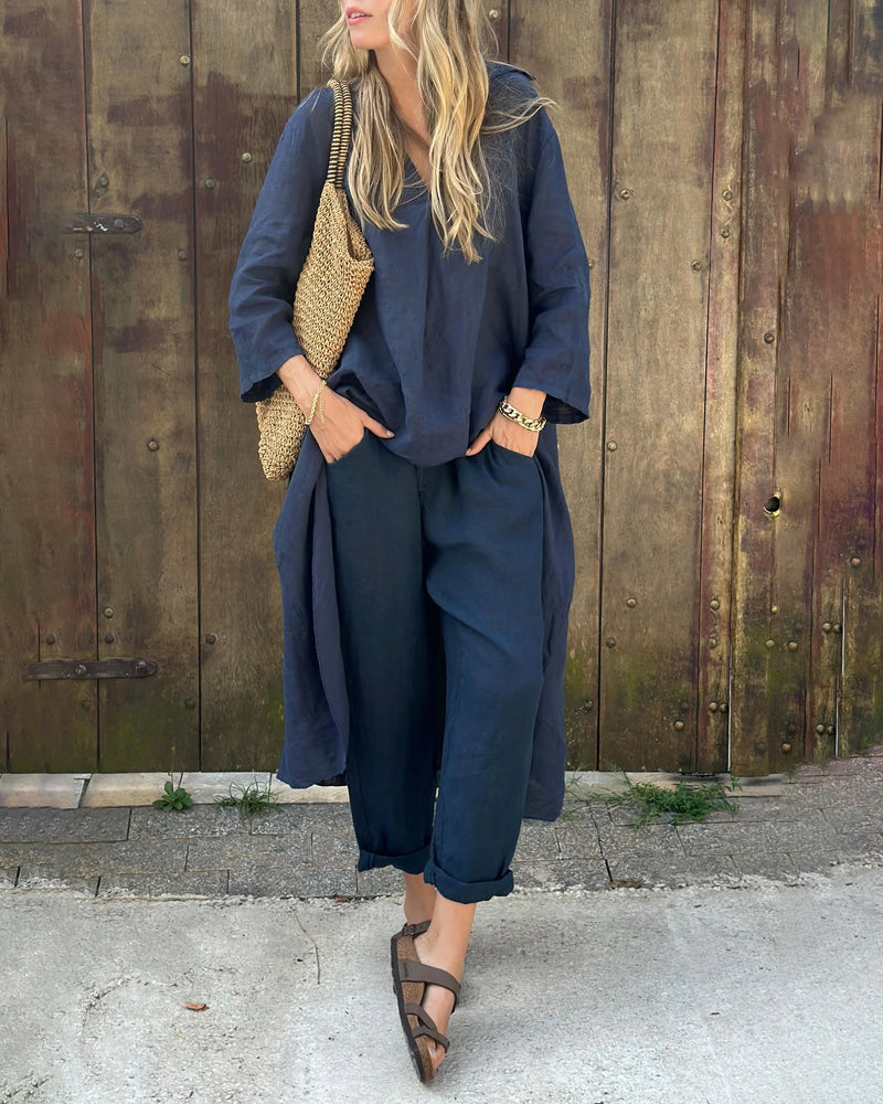 Miranda Cross | Longline Tunic Two-Piece Set