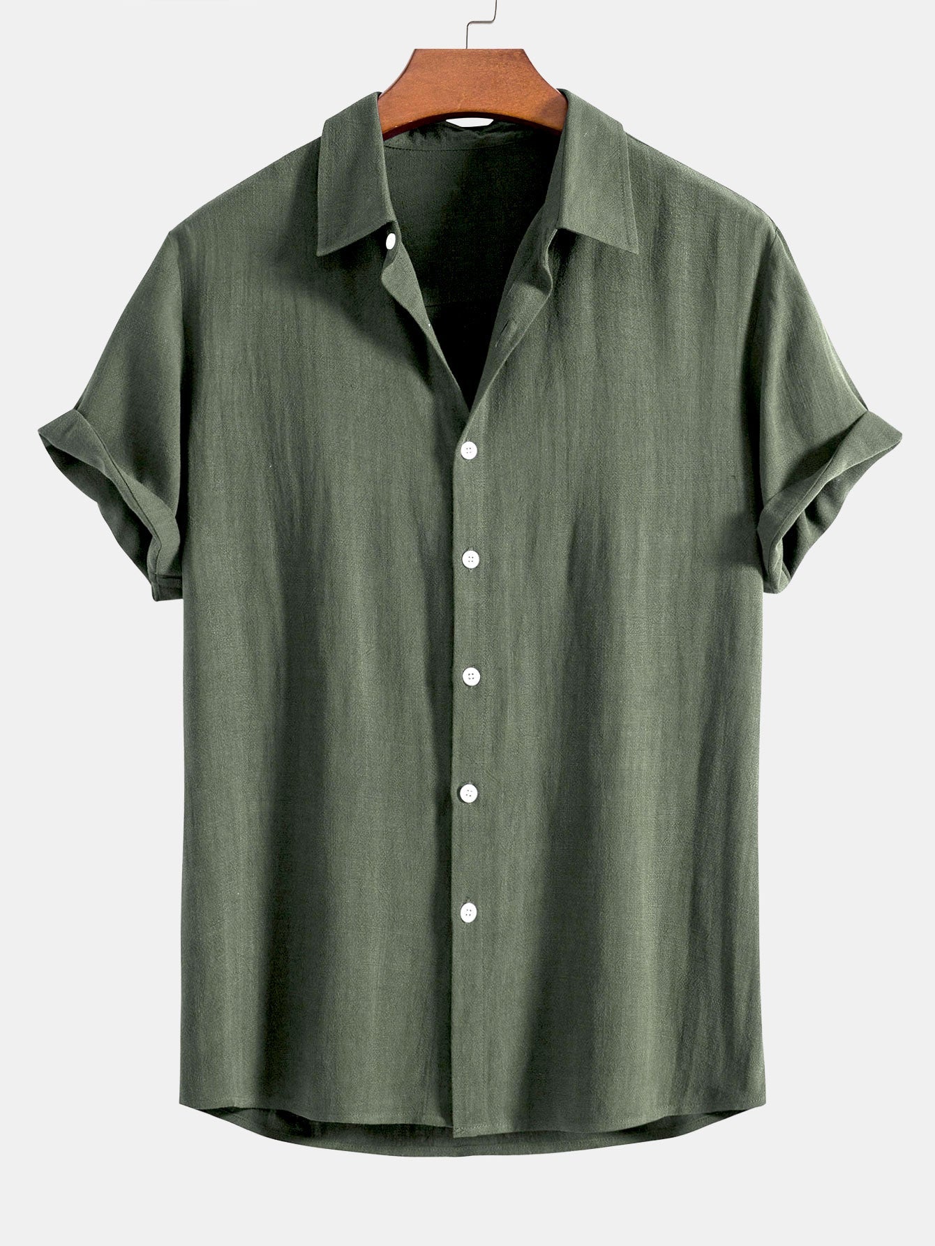 Lorenzo Moretti | Linen Short Sleeve Shirt For Men