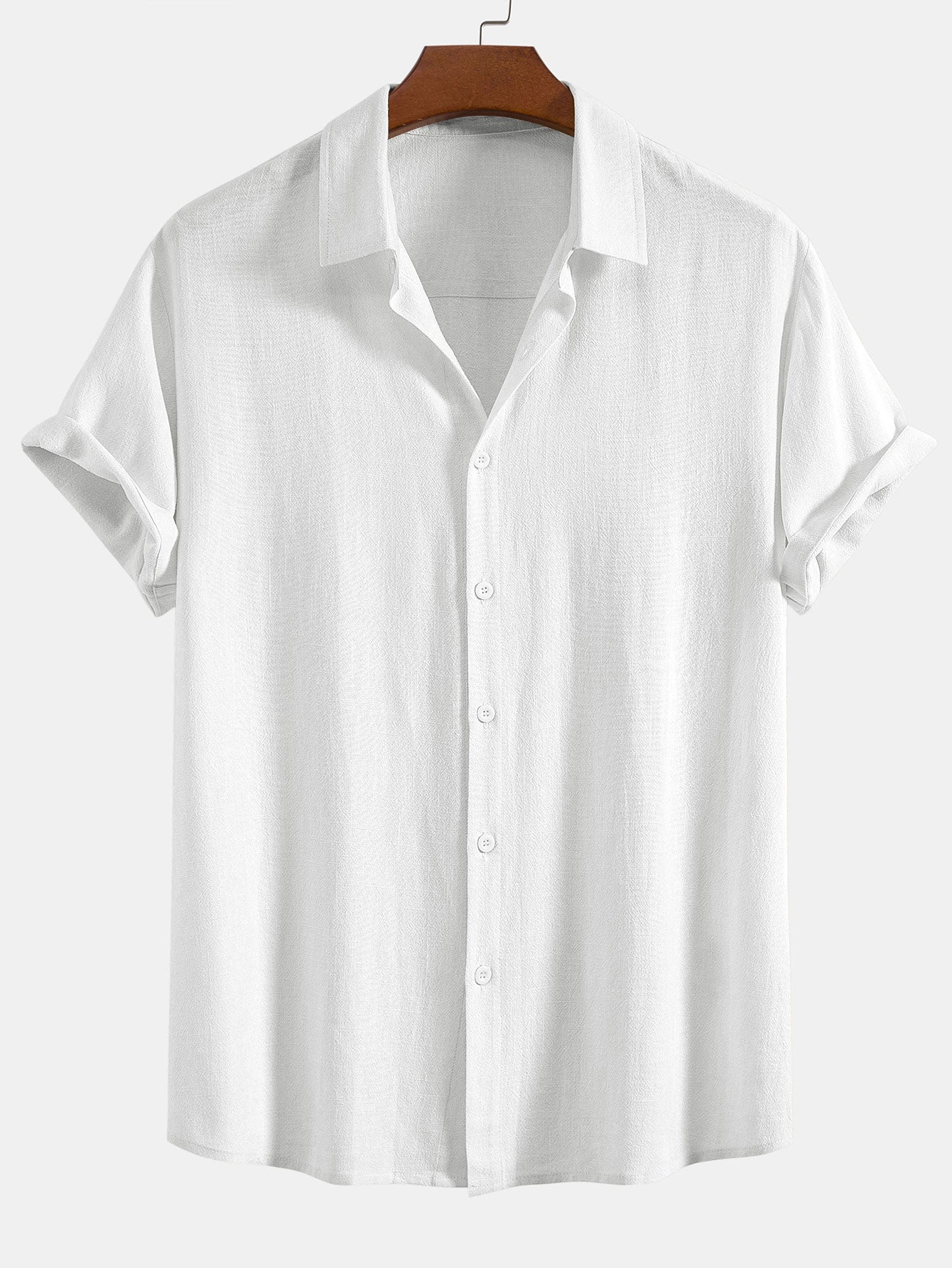 Lorenzo Moretti | Linen Short Sleeve Shirt For Men