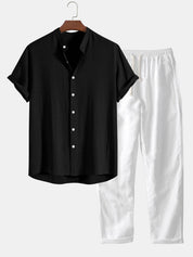 Louis Kensington | Linen Two-Piece Set For Men