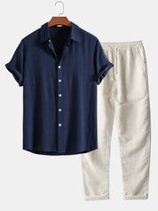 Louis Kensington | Linen Two-Piece Set For Men