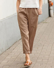 Élodie Sinclair | Casual Tapered Comfort Trousers For Women
