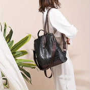 Isabella Vance | Convertible Leather Backpack For Women