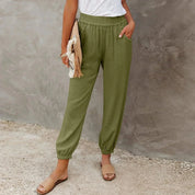 Isabella Moretti | Relaxed Linen Trousers For Women