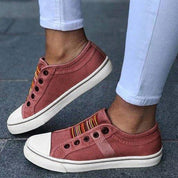 Camille Brighton | Casual Canvas Slip-On Trainers For Women