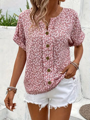Arabella Sinclair | Floral Button Blouse For Women