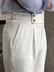 Luca Verano | Tailored Pleated Smart Trousers