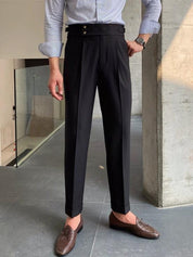 Luca Verano | Tailored Pleated Smart Trousers