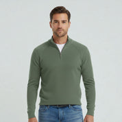 Sebastien Dupont | Luxury Half-Zip Knit Sweater