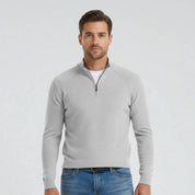 Sebastien Dupont | Luxury Half-Zip Knit Sweater