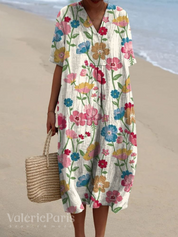 Isabella Monroe | Floral Midi Dress For Women
