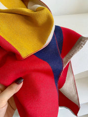 Valentina Moreau | Luxury Geometric Winter Scarf For Women