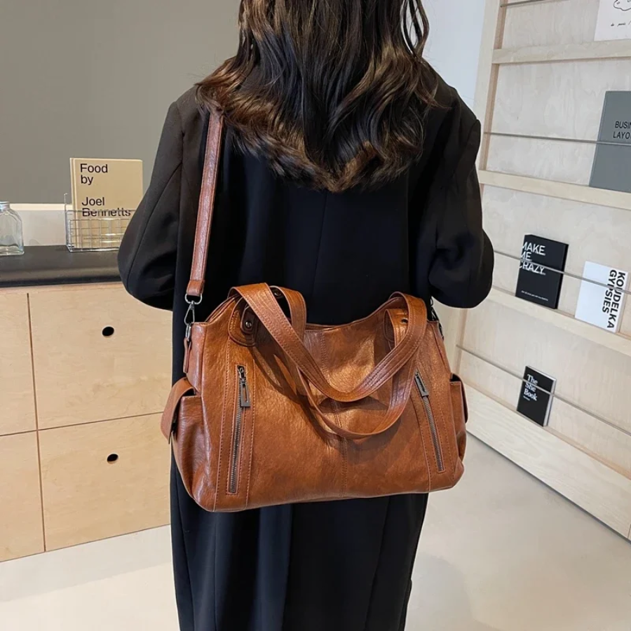 Charlotte Bellamy | Vintage Leather Tote Bag For Women