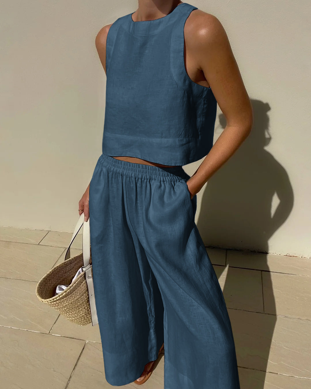 Bianca Shaw | Linen Two-Piece Set For Women