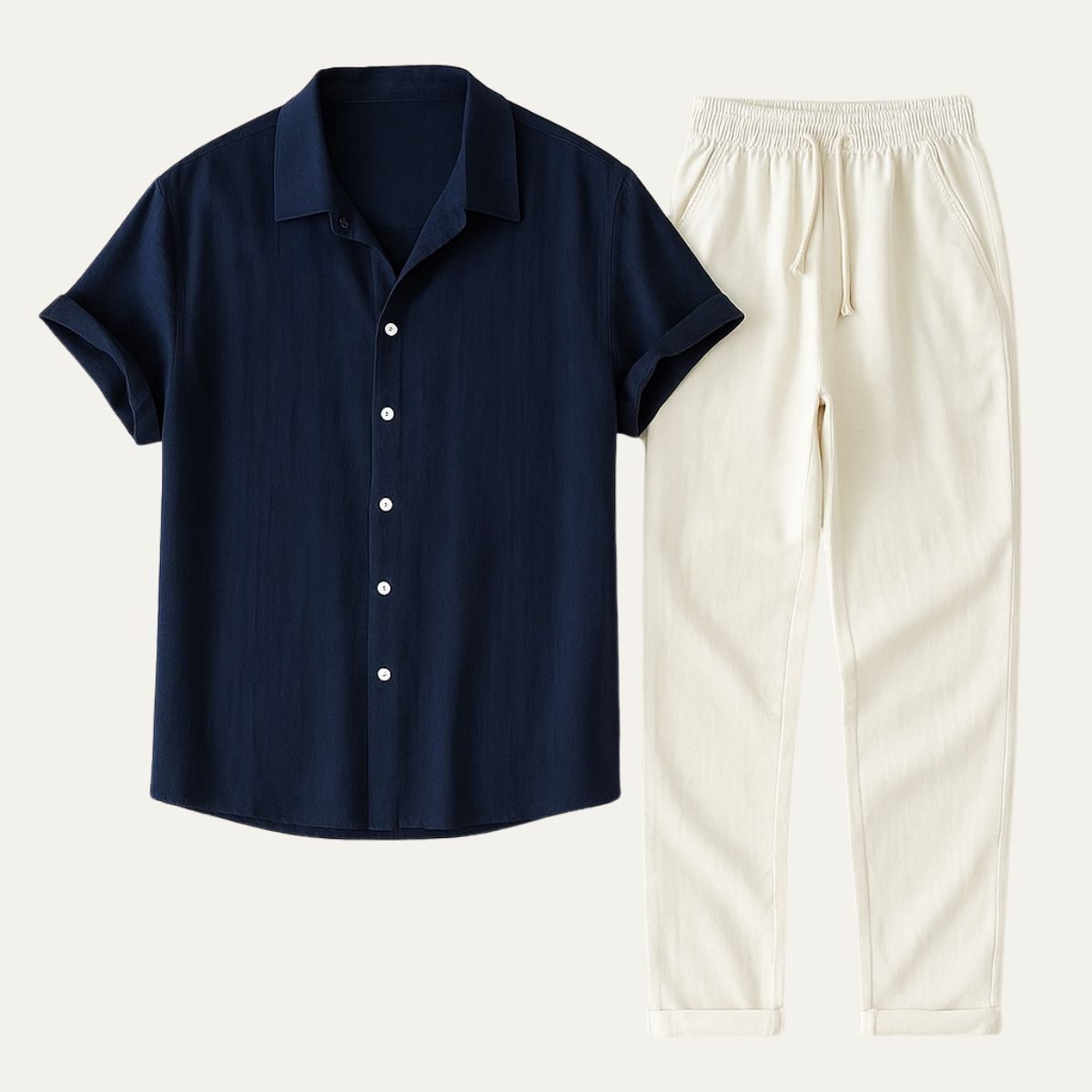Noah Whitmore | Linen Summer Two-Piece Set For Men