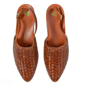 Sophie Bellini | Woven Slingback Flats For Women