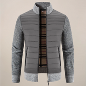 Oliver Beaumont | Hybrid Quilted Knit Jacket For Men