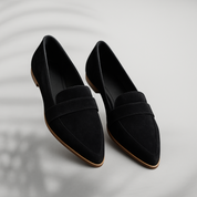Monica Bowers | Suede Pointed Loafers For Women