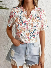 Arabella Sinclair | Floral Button Blouse For Women