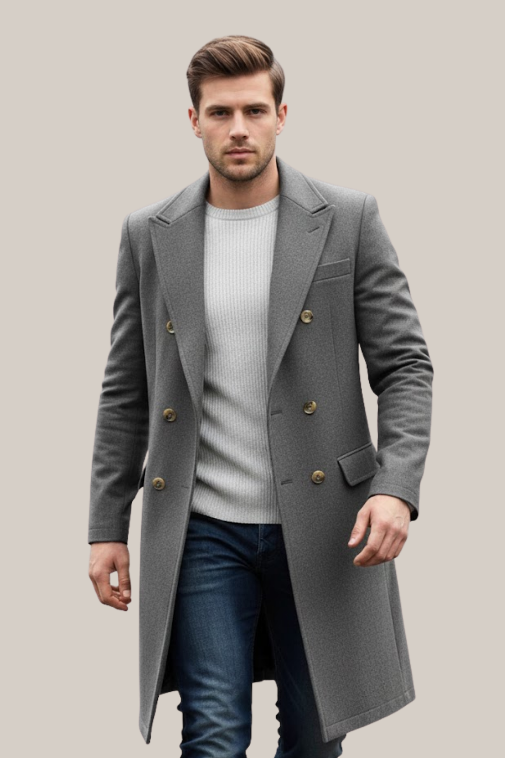 Riccardo Bellini | Milano Signature Double-Breasted Coat Luxe