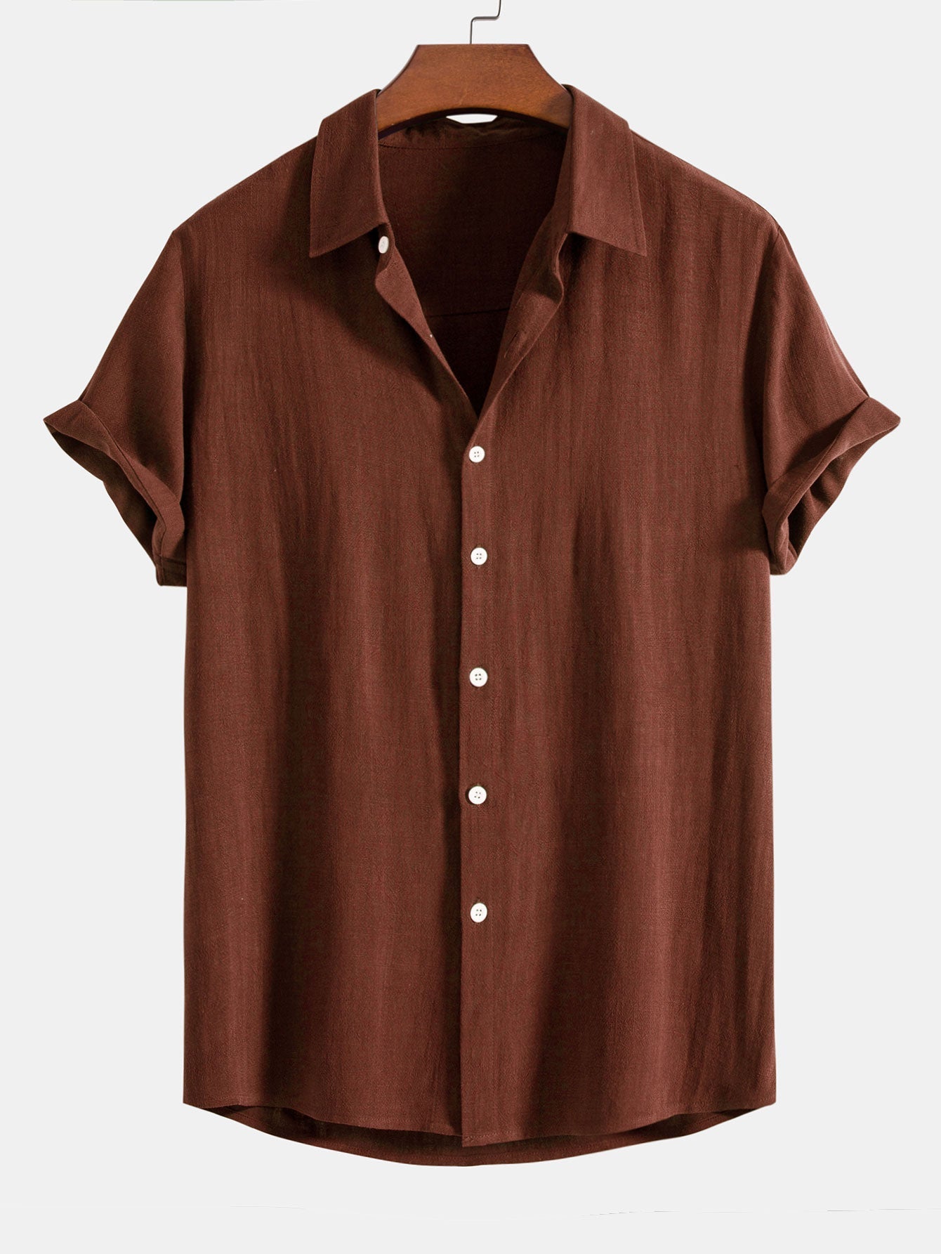 Lorenzo Moretti | Linen Short Sleeve Shirt For Men