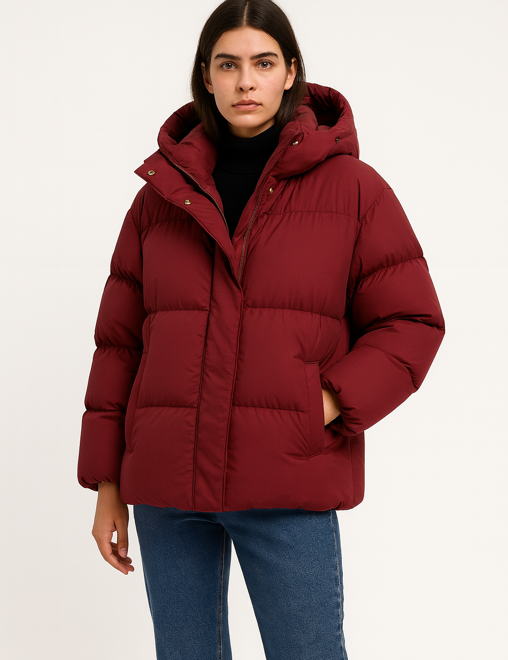 Elena Whitmore | Quilted Winter Jacket For Women