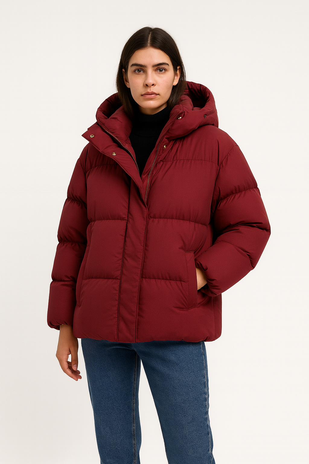 Elena Whitmore | Quilted Winter Jacket For Women