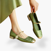 Megan Doyle | Elegant Strap Flats For Women