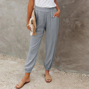 Isabella Moretti | Relaxed Linen Trousers For Women