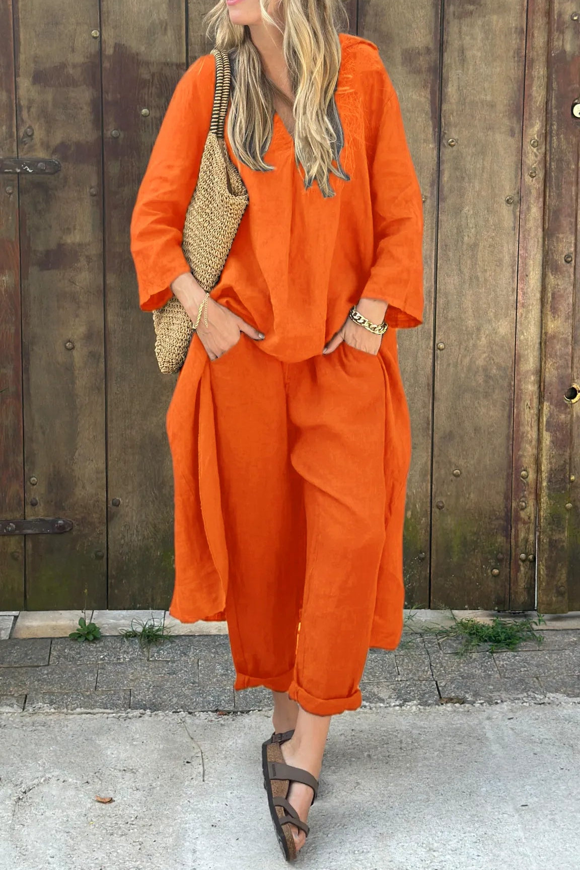 Miranda Cross | Longline Tunic Two-Piece Set