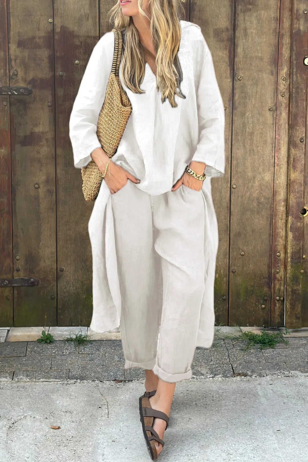 Miranda Cross | Longline Tunic Two-Piece Set