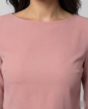Valentina Rosière | Pink Wide-Leg Tailored Crop Top & Trouser Set