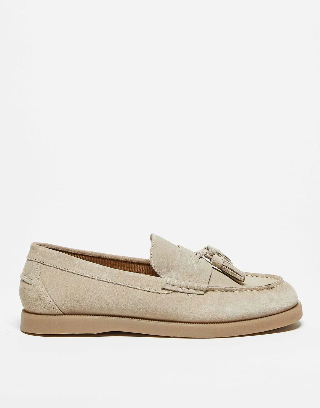 Genevieve Hartwell | Suede Tassel Loafers For Women