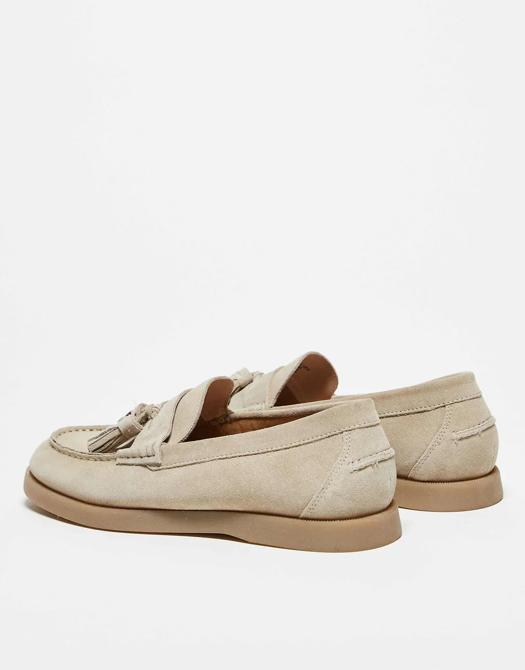 Genevieve Hartwell | Suede Tassel Loafers For Women