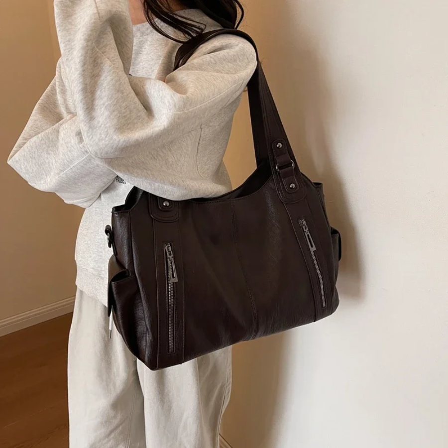 Charlotte Bellamy | Vintage Leather Tote Bag For Women