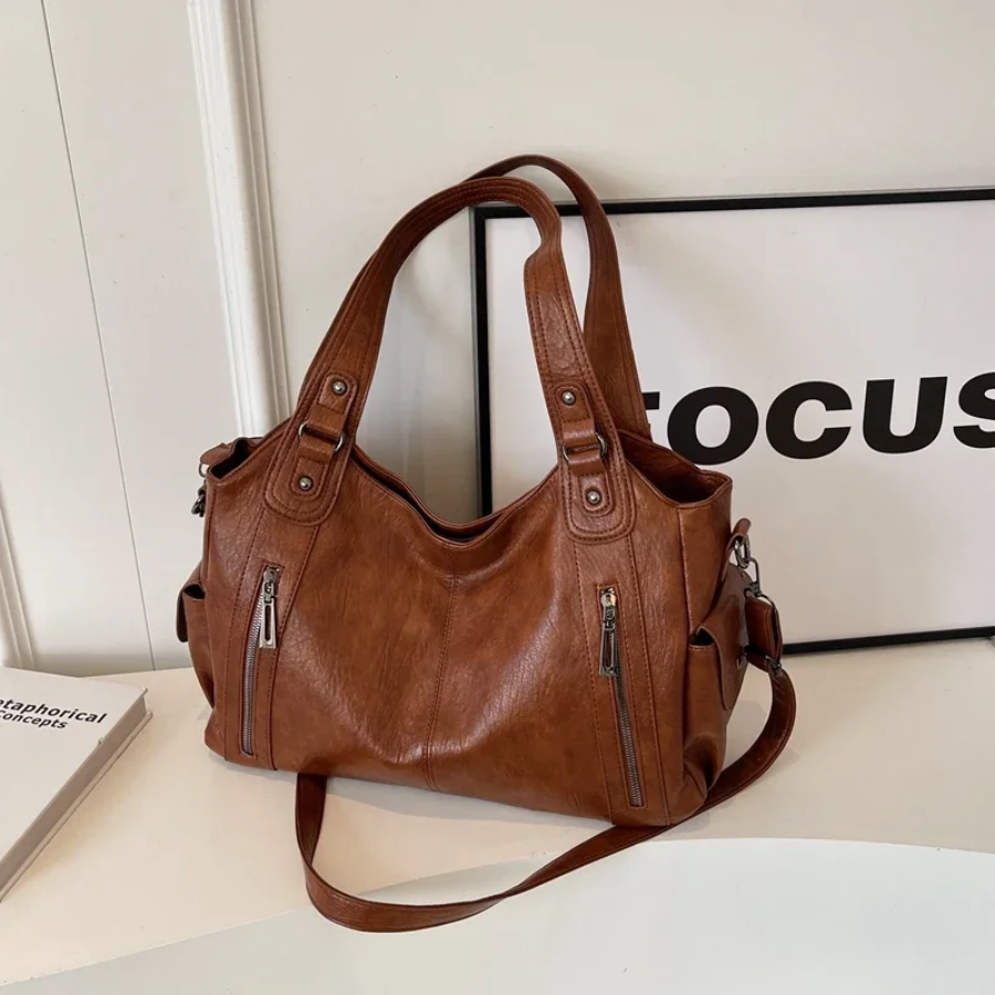 Charlotte Bellamy | Vintage Leather Tote Bag For Women