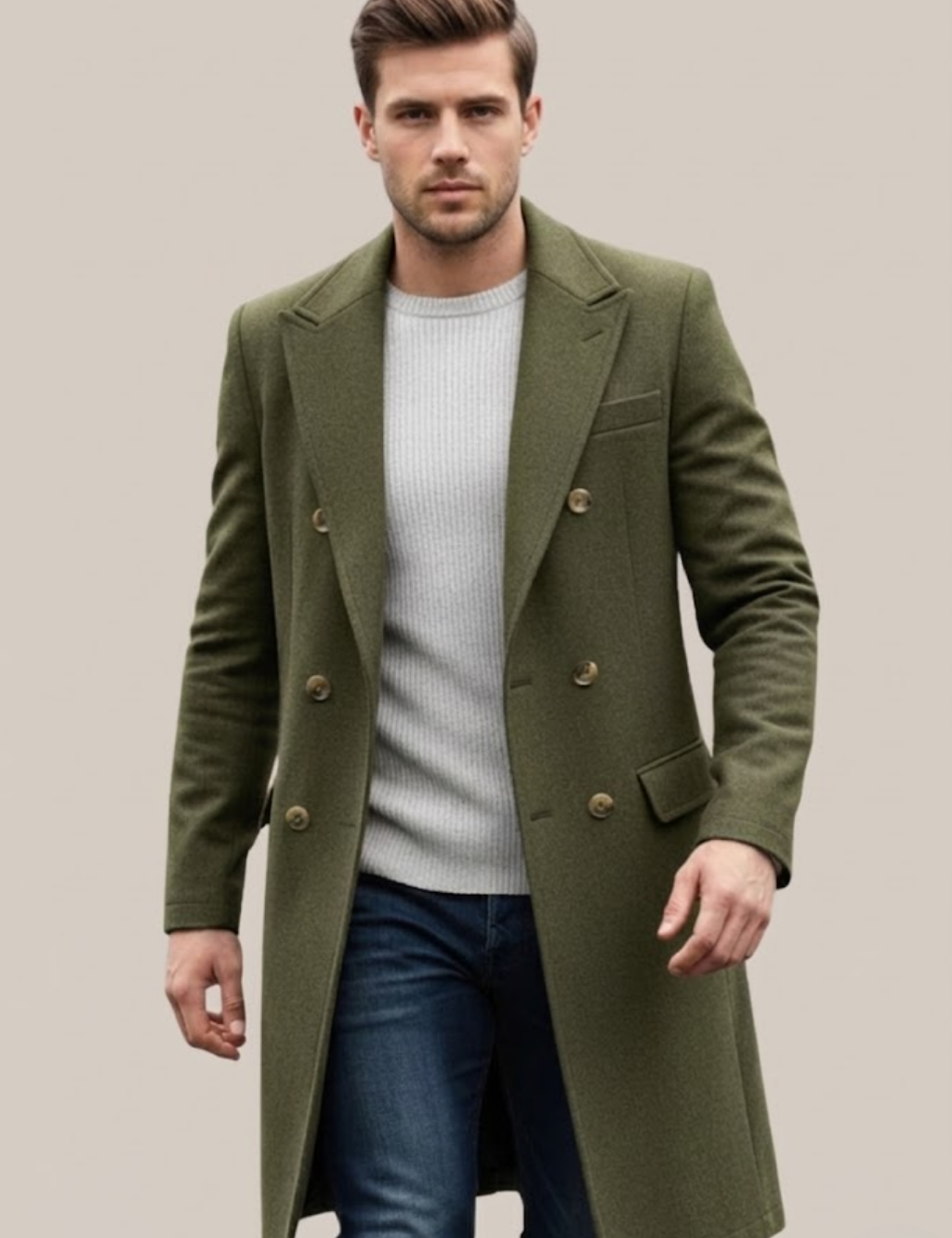 Riccardo Bellini | Milano Signature Double-Breasted Coat Luxe