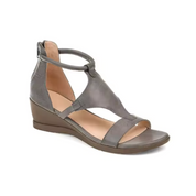 Valentina Rousseau | Leather Wedge Sandals For Women
