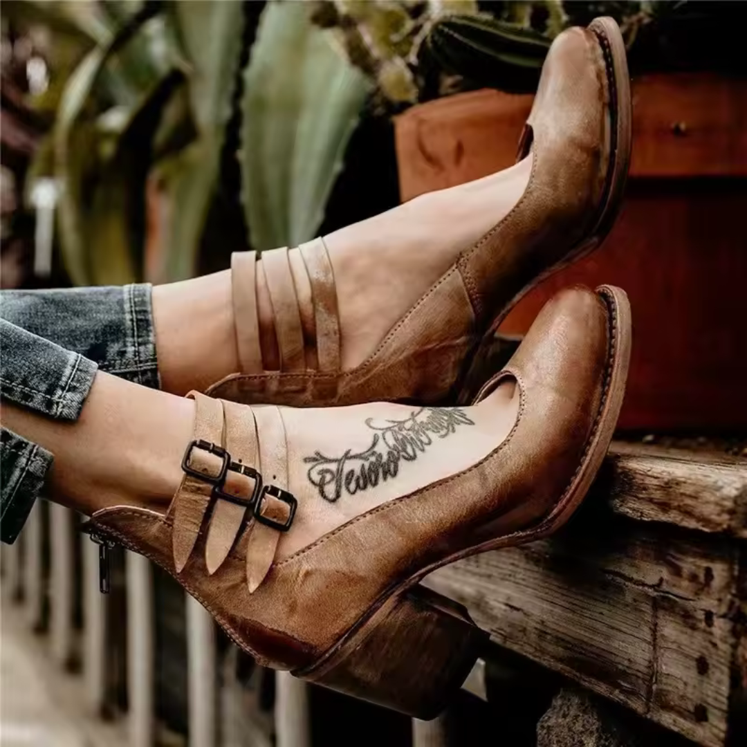 Arabella Kensington | Vintage Strap Heels For Women
