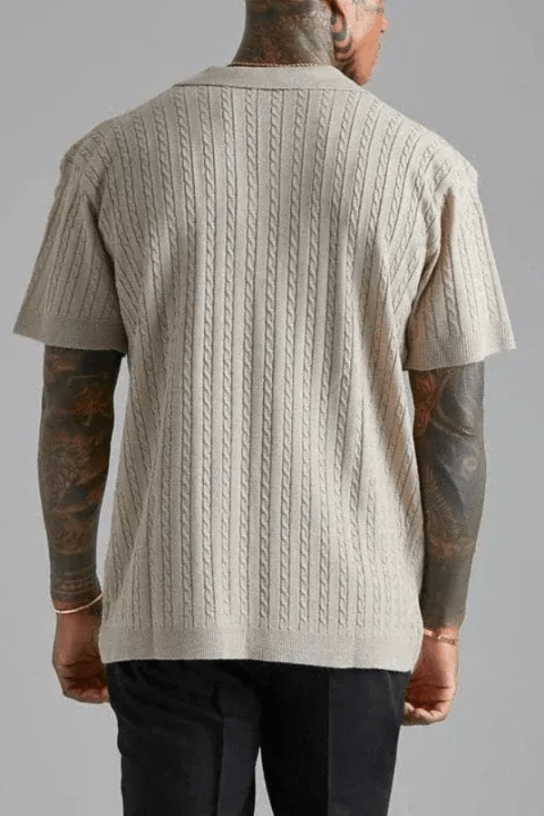 Matteo Sinclair | Knitted Summer Shirt For Men