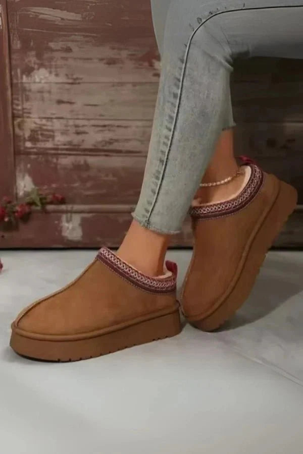 Elena Moretti | Winter Comfort Slip-On Shoes For Women