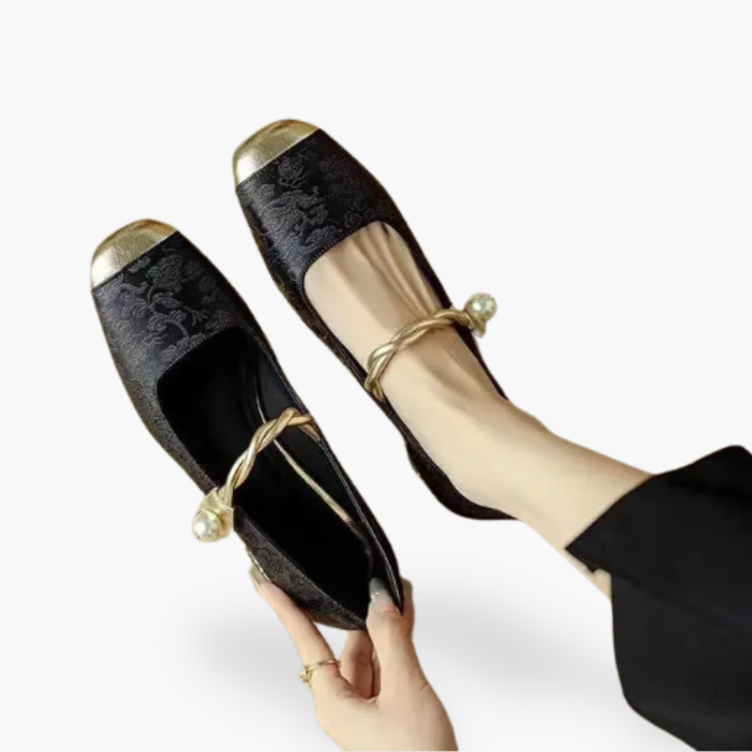 Megan Doyle | Elegant Strap Flats For Women