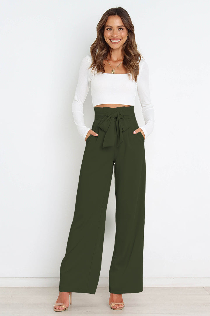 Sienna Laurent | High Waist Wide Leg Trousers For Women