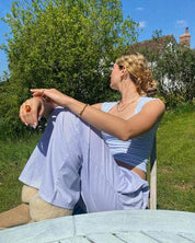 Amélie Rousseau | Relaxed Cotton Lounge Trousers For Women