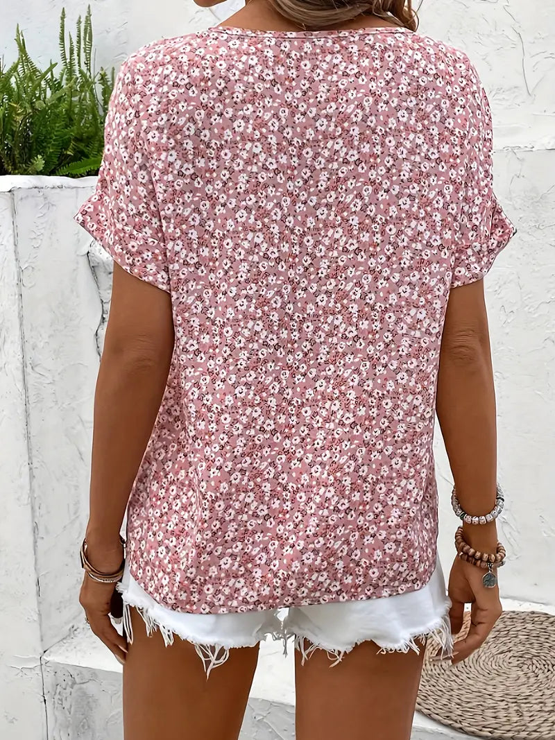 Arabella Sinclair | Floral Button Blouse For Women