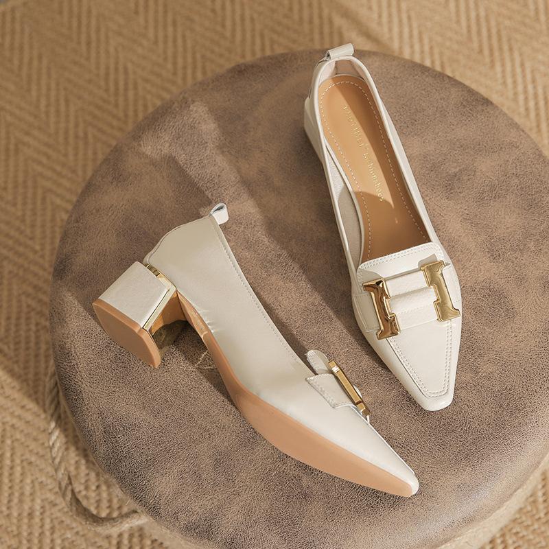 Jessica Gibbs | Casual Block Heel Loafers For Women
