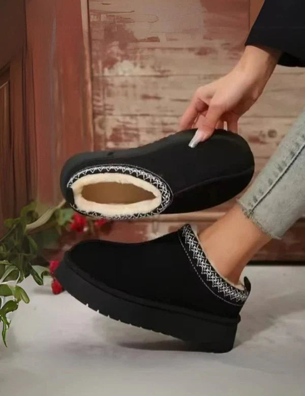 Elena Moretti | Winter Comfort Slip-On Shoes For Women