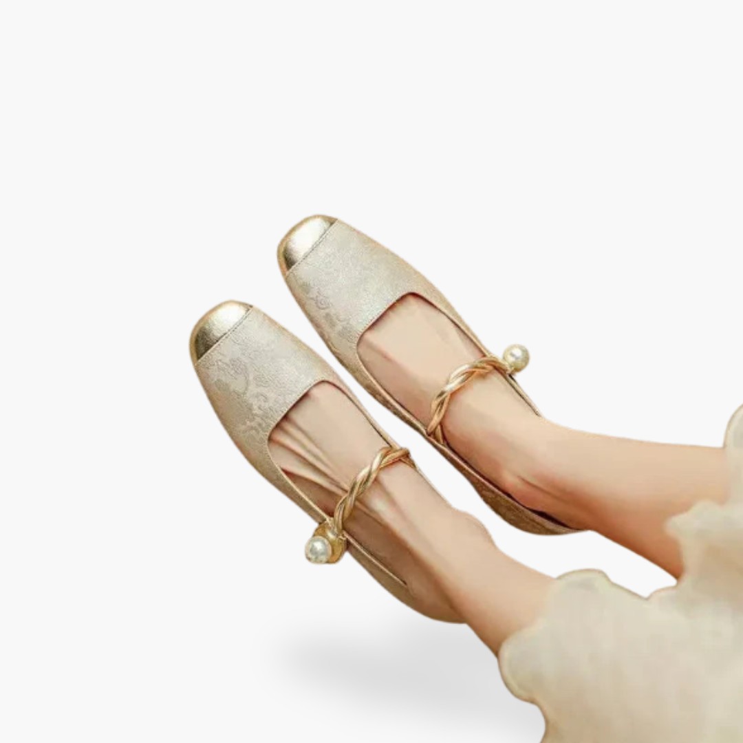 Megan Doyle | Elegant Strap Flats For Women